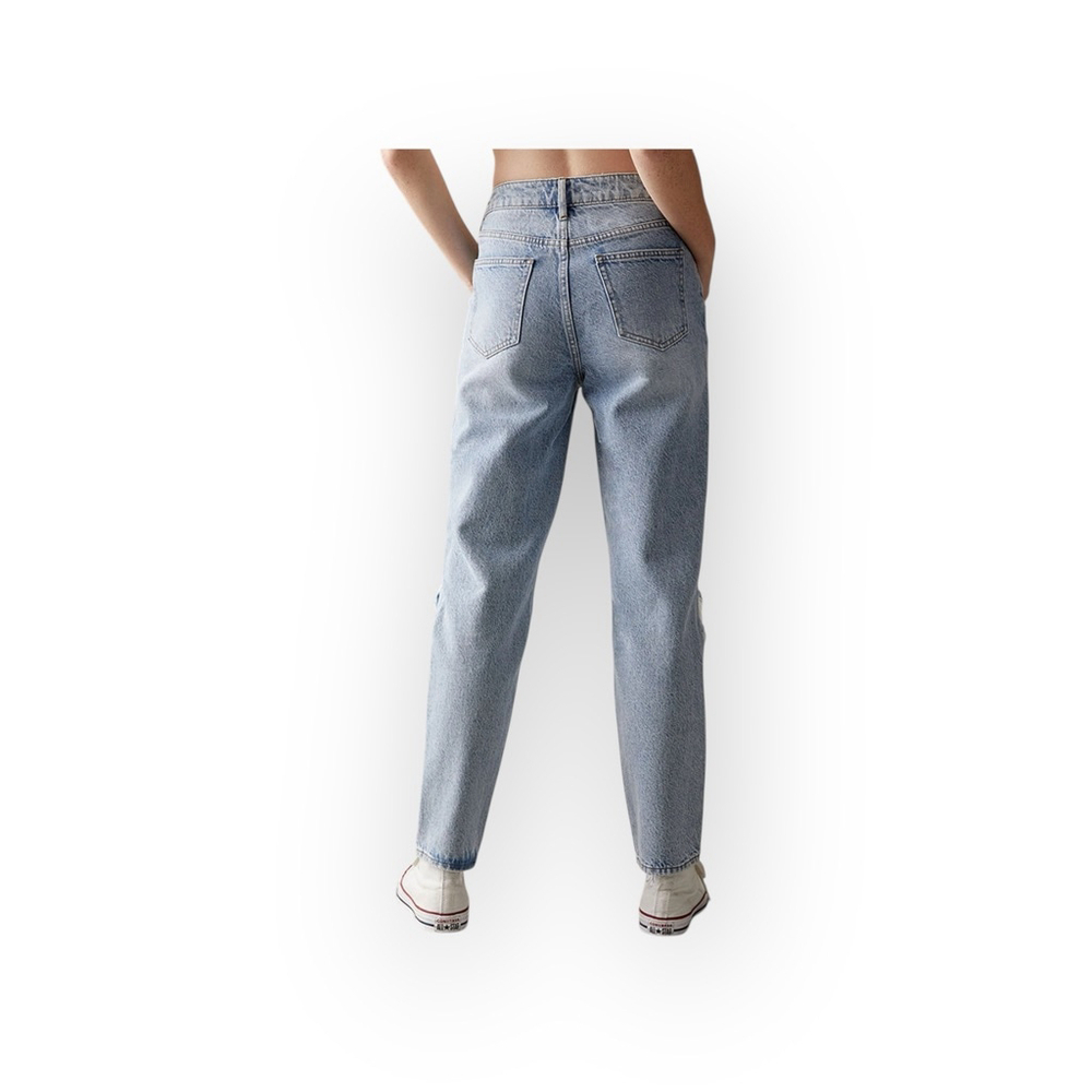 Pacsun Women’s Medium Indigo Distressed Mom Jeans Sz 27 - Picture 2 of 11